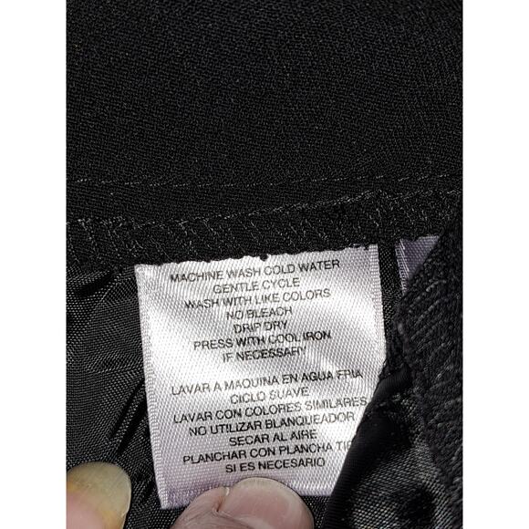 Women's Anne Klein black Pants Size 6 - Picture 5 of 6